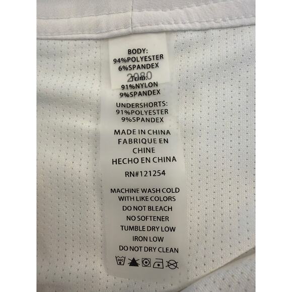 JoFit White Signature golf skort 10 - Picture 6 of 10